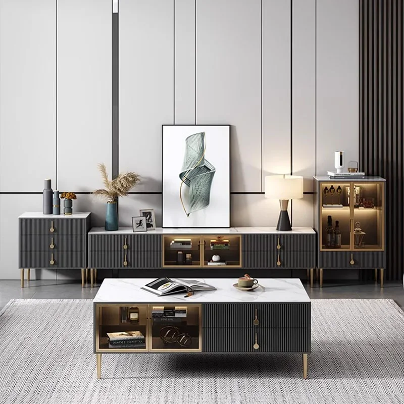 

Unit Cabinet Tv Stand Table Mobile Desk Lowboard Retro Tv Wall Mount Entertainment Center Mueble Para Televisor Home Furniture
