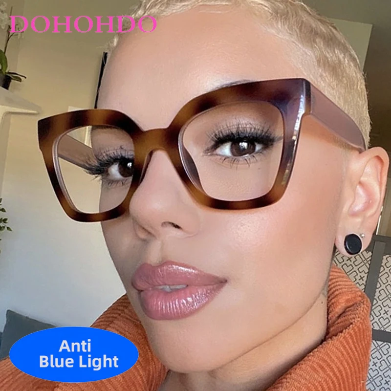 

Fashion Cat Eye Blue Light Blocking Glasses Women Man Brand Designers Spectacle Computer Eye Protection Glass For Computer Use