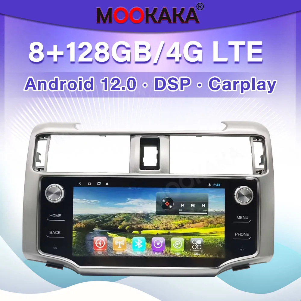 Car Radio For 4Runner 2009 - 2019 Android Navigation Multimedia Player Touch Screen DSP Stereo Head Unit