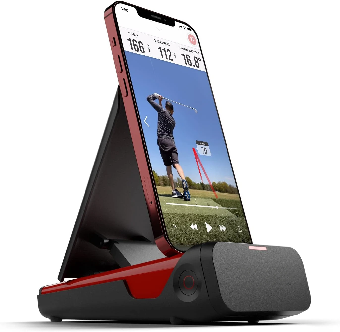 Mobile Monitor for Golf Indoor and Outdoor Use with GPS Satellite View and Professional Level Accuracy