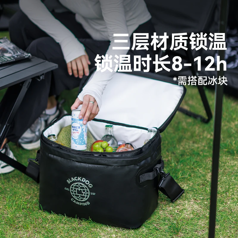 Outdoor camping travel portable cold insulation PVC portable picnic bag