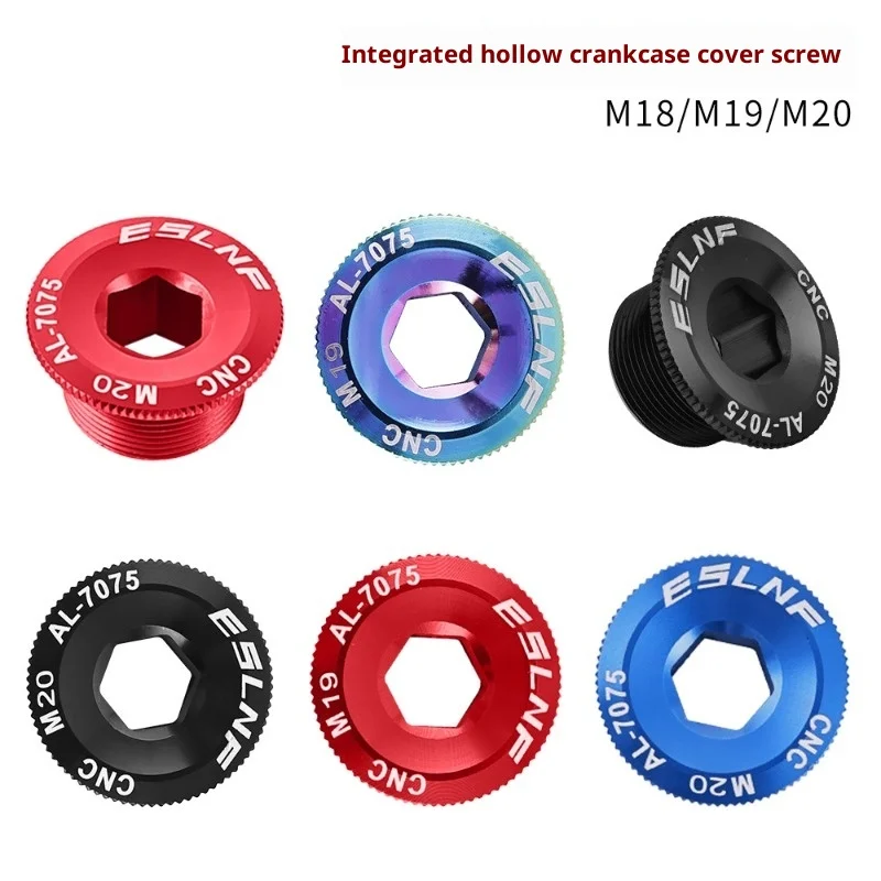 

Aluminum Alloy Crank Cover M18 Bicycle M19 Crank Screw M20 Mountain Bike BB Shaft Screw Accessories