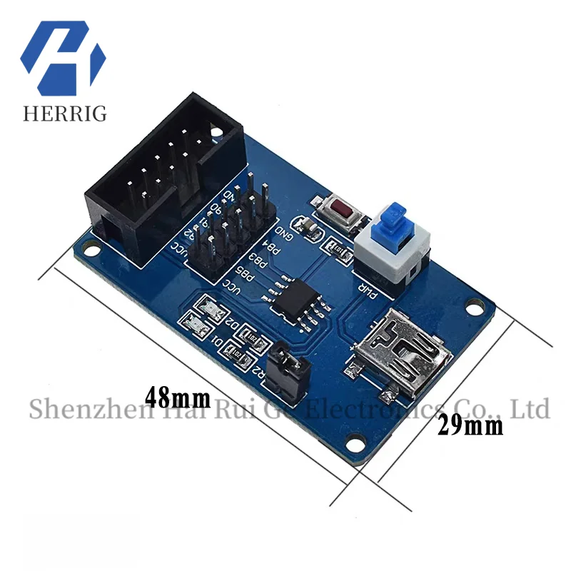 ATtiny13 AVR development board learning board core board system board