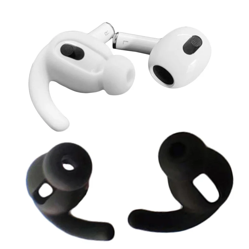 Earbud Silikon Casing Earphone Earplug Penutup Earpad untuk Apple Baru Airpods 3 Eartip Penutup Telinga Ujung Bantalan Earcap Plug Kait Earhook