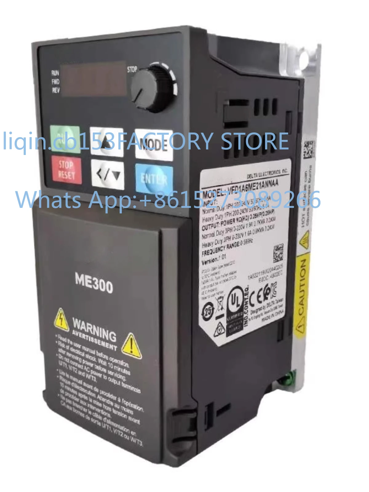 

Inverter MS300VFD1A5/2A7/4A2/5A5/9A0/13A/17/25AMS43ANSAA