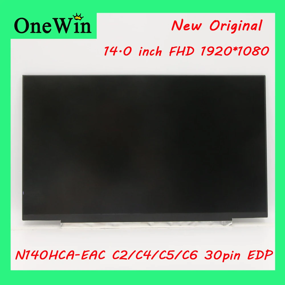 

14.0" N140HCA-EAC N140HCA EAC REV.C1/C2/C3/C4/C5/C6 Laptop Matte LED LCD Screen Display Replacement 30Pin eDP FHD 1920X1080