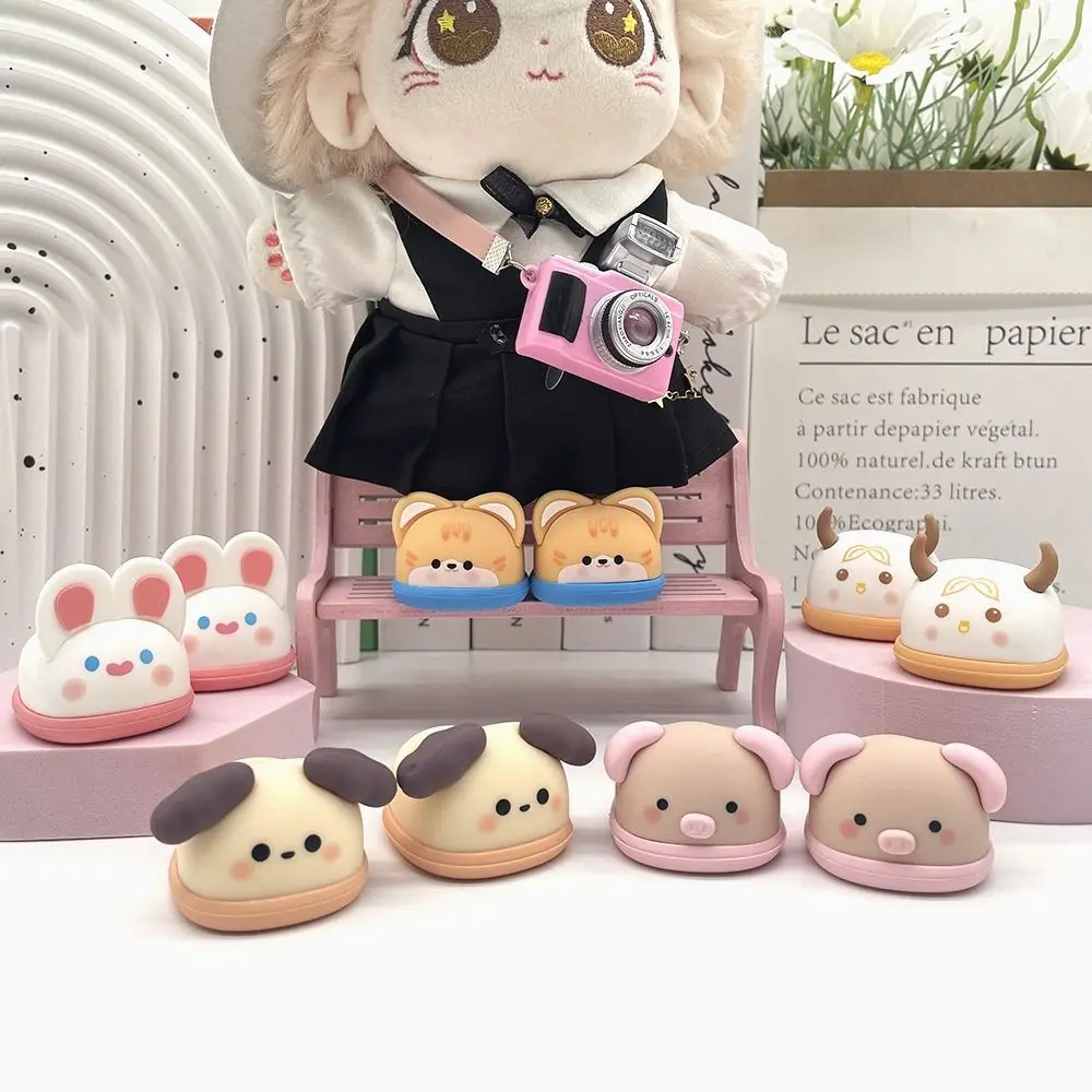 Lucu indah 20cm/30cm menghias sepatu boneka hewan lembut boneka Mini sepatu papan gaun Up boneka anjing aksesoris rumah bermain