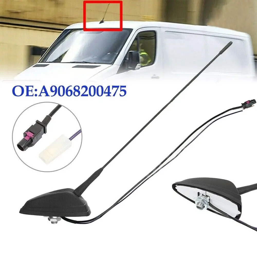

Car Roof Mounted Radio Antenna Aerial A9068200475 For Mercedes Benz Sprinter W906 & VW Crafter 2006-2017 Car Accessories