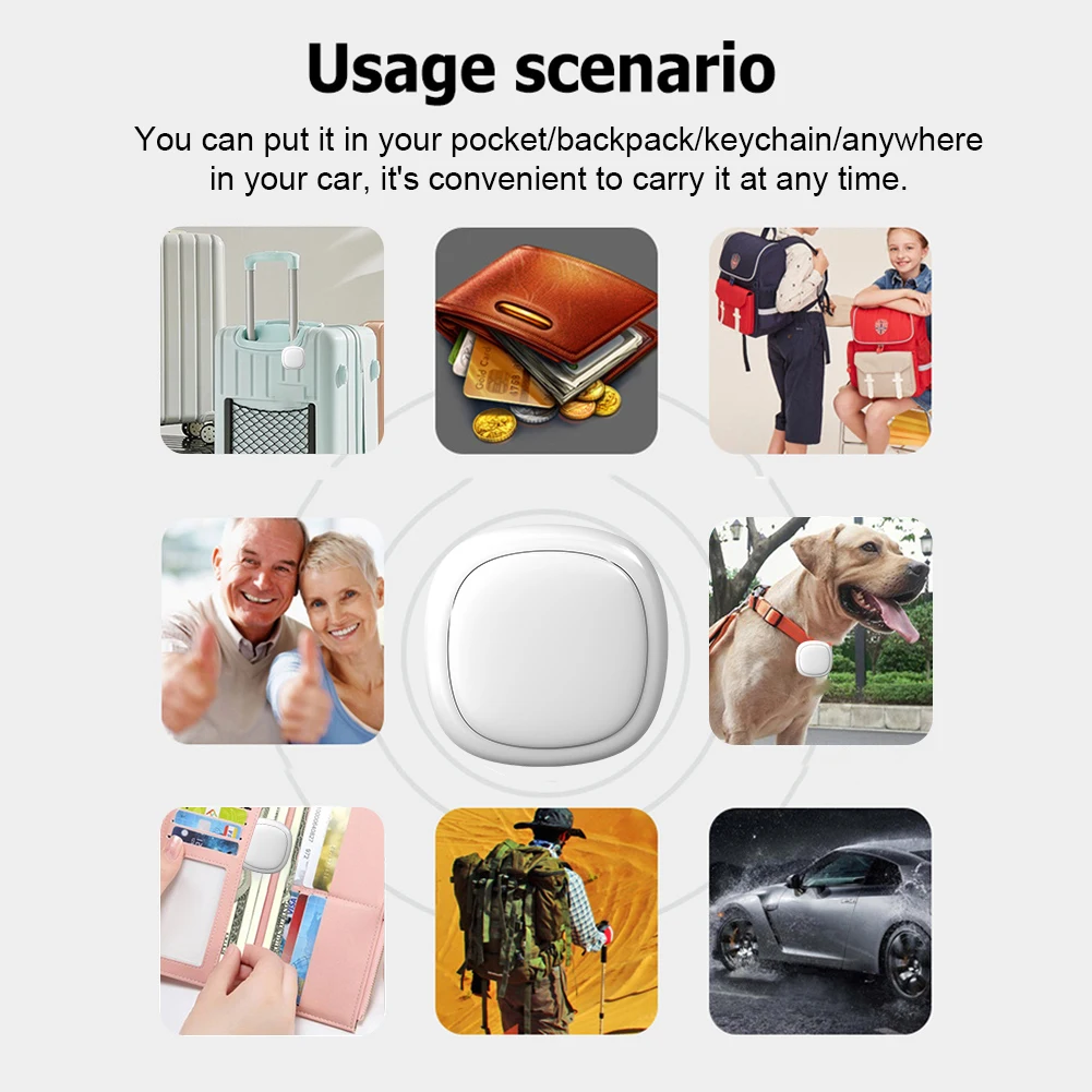 รถ Locator Anti-Lost รถ Tracker อุปกรณ์รถ GPS อุปกรณ์ติดตามสําหรับรถเด็กผู้สูงอายุสัตว์เลี้ยงกระเป๋าเดินทาง