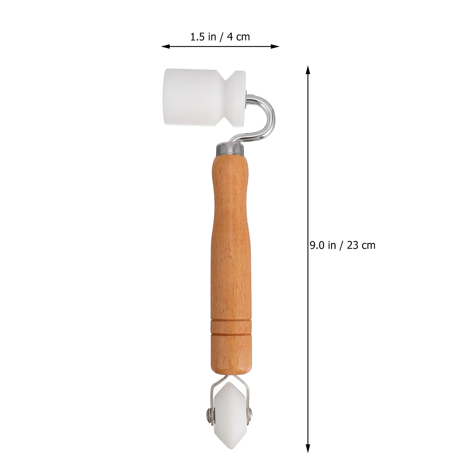 

Wallpaper Seam Roller Construction Tool Wooden Handle Home Car Decoration Mermaid Design Durable Adhesive Enhancer