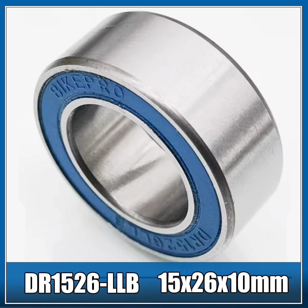 DR1526-LLB Bearing 15*26*10 mm 1PC ABEC-3 1526RS For Bicycle Hub DR1526 RS Double Row Ball Bearings