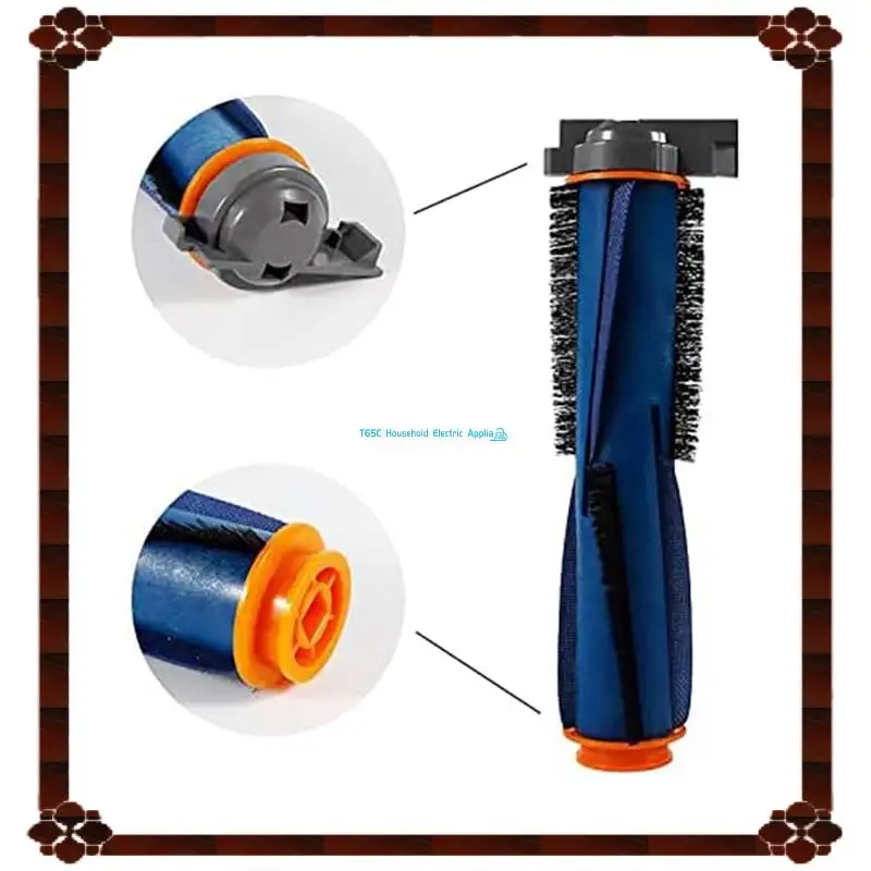 Rolo de escova de peças de reposição para tubarão ai av2501s av2501ae rv2502ae, escova principal, robô aspirador de pó, 2 pacotes
