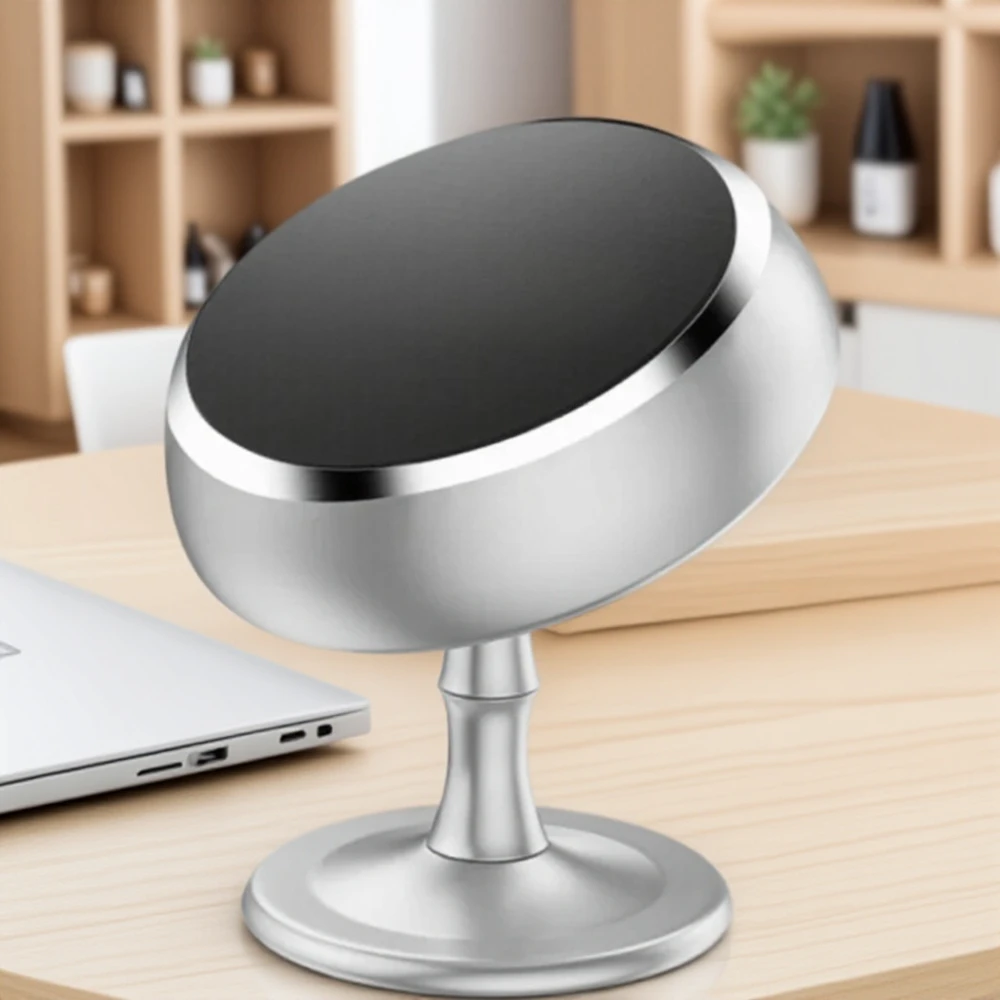 Strong Magnetic Car Phone Holder 360 Degree Rotation Dashboard Mount for Smartphones Quick Install