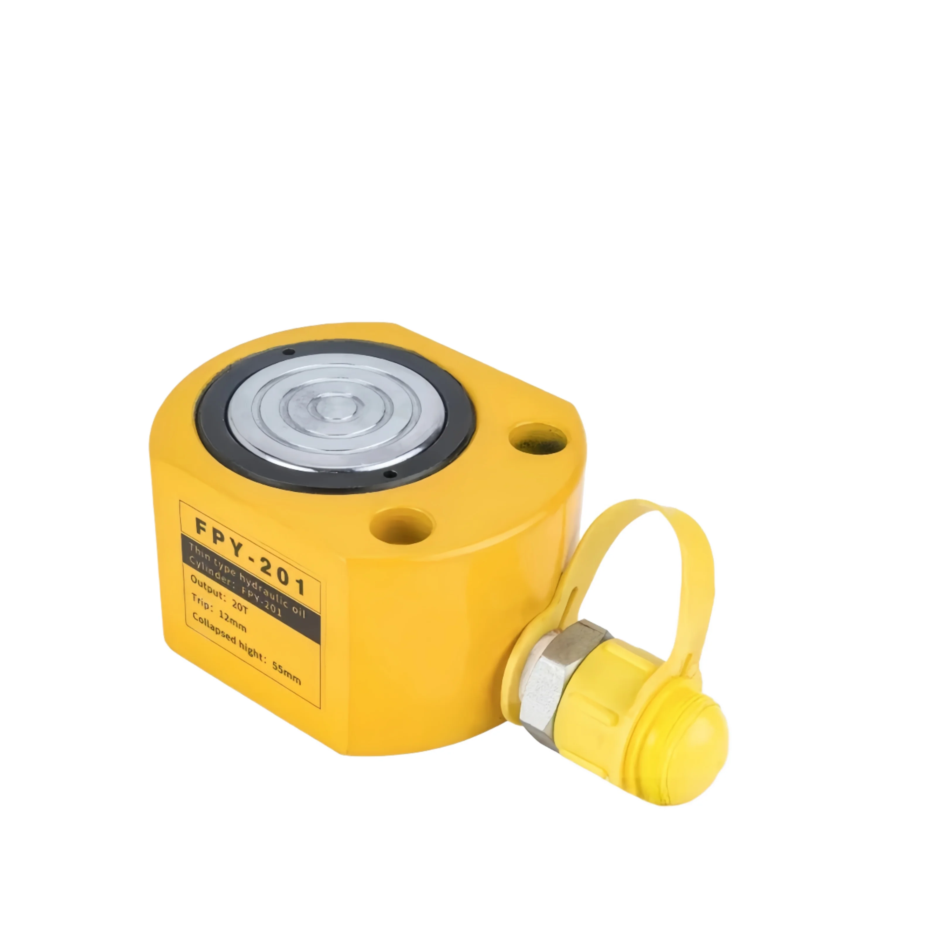 

20T Mini Hydraulic Single Acting Lifting Jacks Porta Power Auto Retract 13mm/0.51'' Stroke Automatic Split Hydraulic Ram Jacks