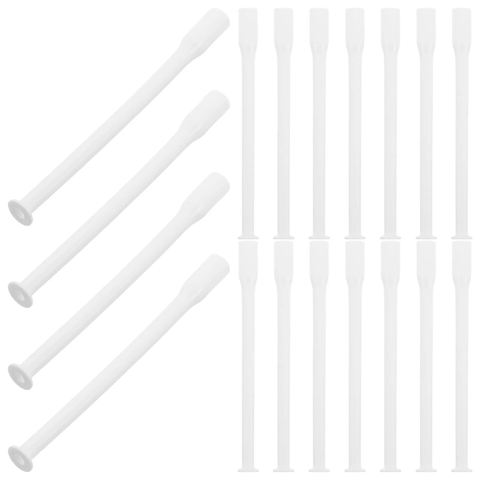 30Pcs Wick Centering Tool Plastic Stabilizer Tube DIY Making Supplies Accurate Positioning Holder Essential