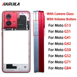 Middle Frame Holder Housing For Moto G13  G32 G41 G42 G50 G52 G71 G84 Panel Rear Housing Case Replacement Part  Camera Lens