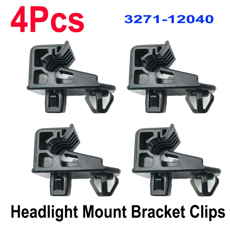4Pcs Headlight Mount Bracket Clips Fit for Toyota Tacoma Prius Corolla Lexus RX300 GX470 53271-12040