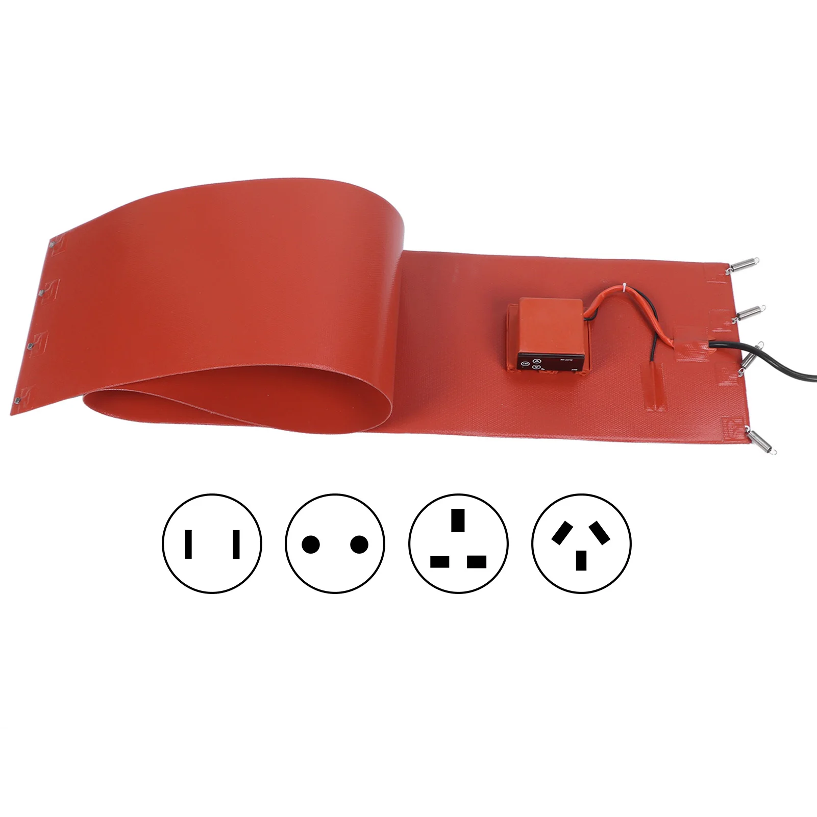 Oil Drum Heater Silicone Spring Thermostatic Barrel Band Heat Pad for Factory Industrial 2000W 200L Barrel Band Heat Pad