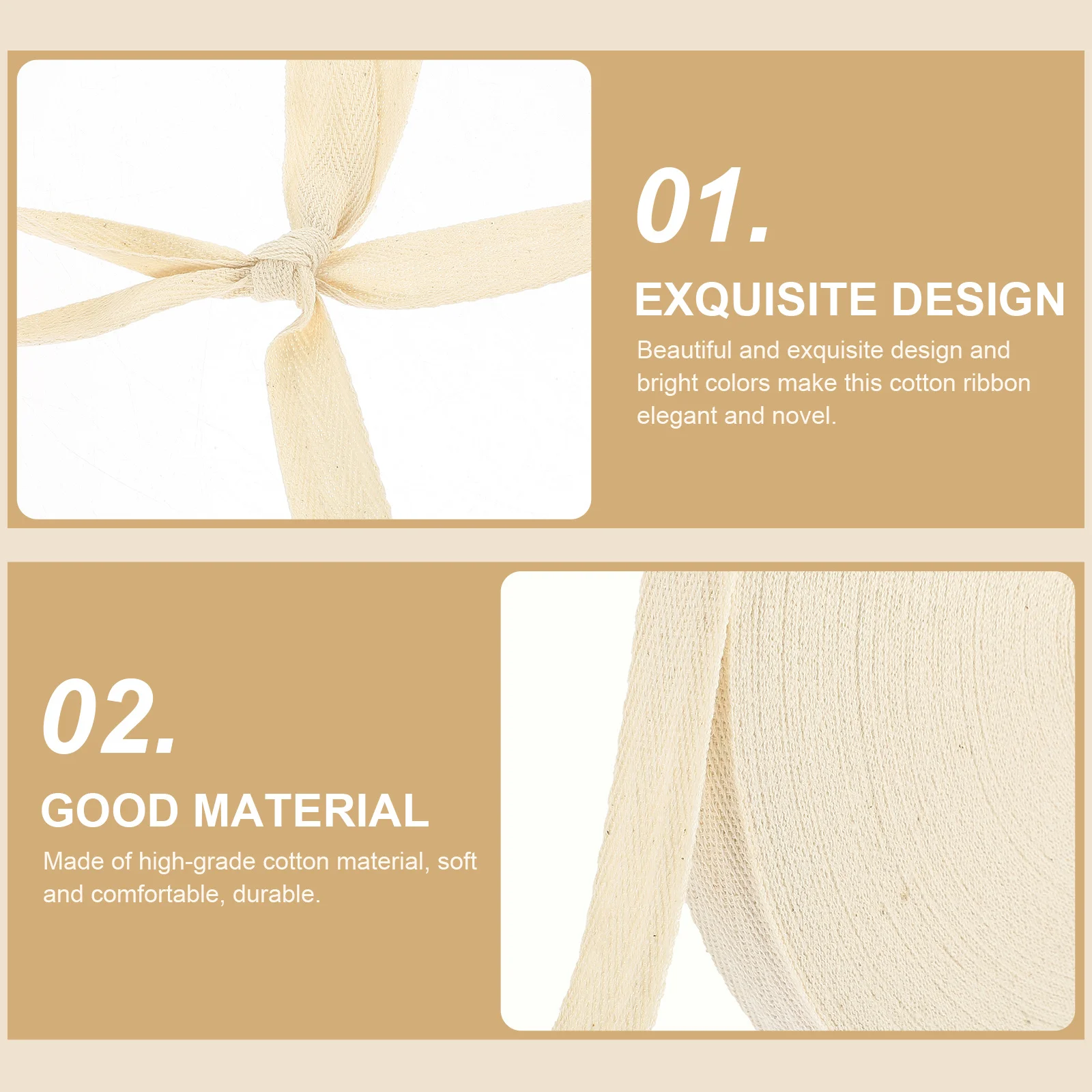 

1 Roll Cotton Twill Tape Ribbon 100% Pure Cotton Sewing Material For Clothing Craft Diy Garment Accessories Household Decoration