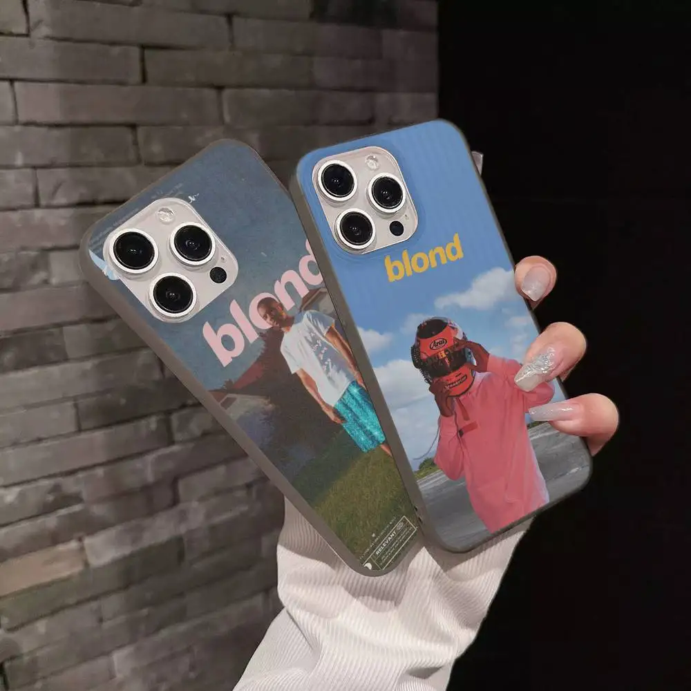 Album F-Frank O-Ocean Rap Soft Corrugated Transparent Phone Case For IPhone 17 15 16 11 12 13 14 Pro Max Plus Pro