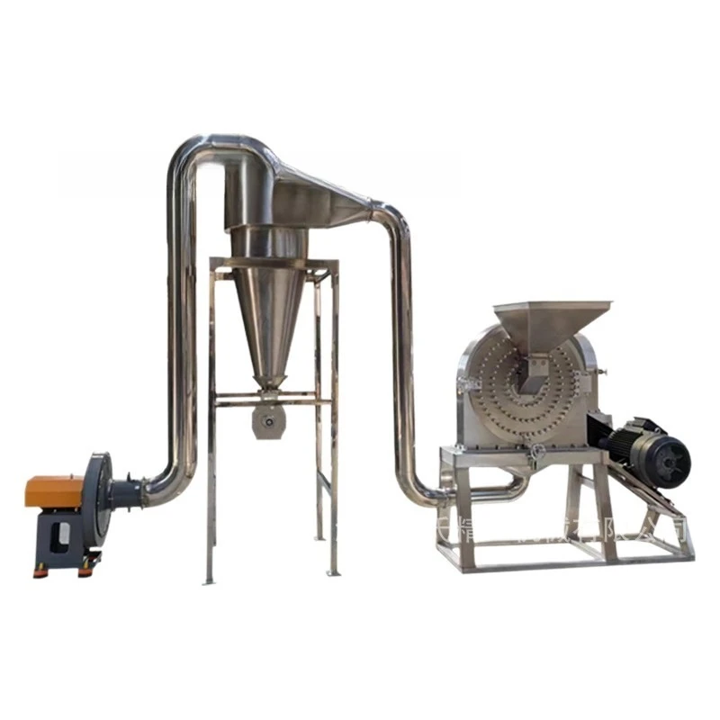 Food and chemical raw materials stainless steel mill, feeder grinder