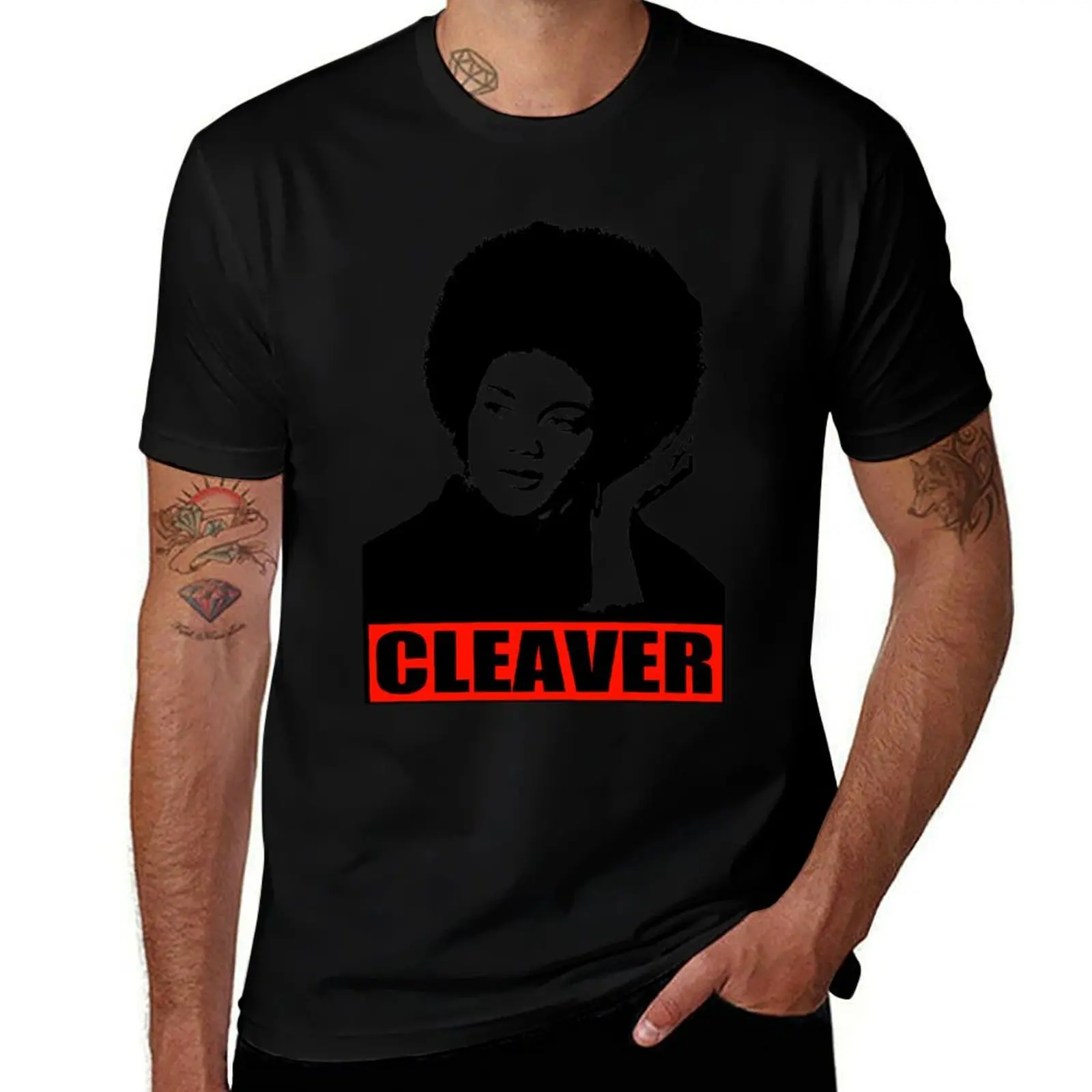 

Kathleen Cleaver T-Shirt men t shirt cotton 100% t shirt men 100% cotton luxury brand anime tshirt T-shirt