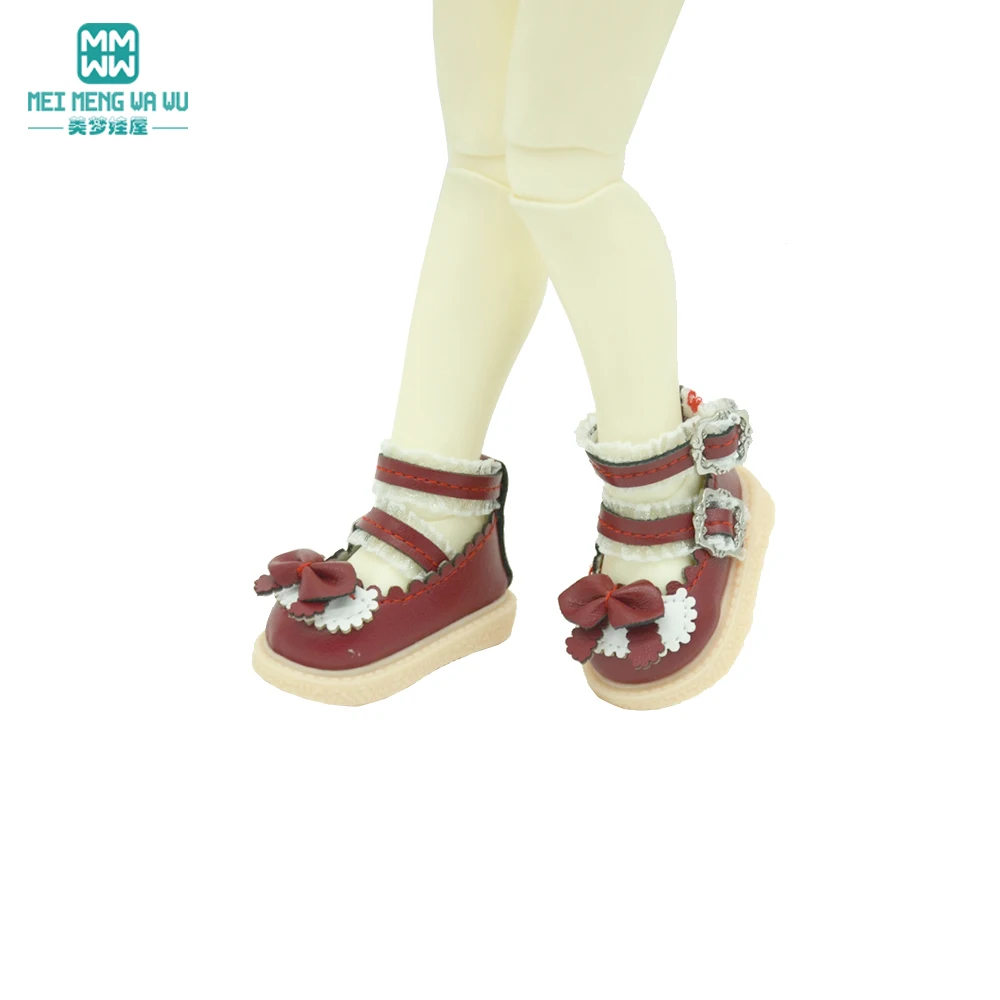 Mini doll Shoes 1/6 BJD YOSD EXO doll FASHION SNOW BOOTS MARTIN BOOTS LEATHER SHOES KIDS HOLIDAY GIFT ACCESSORIES