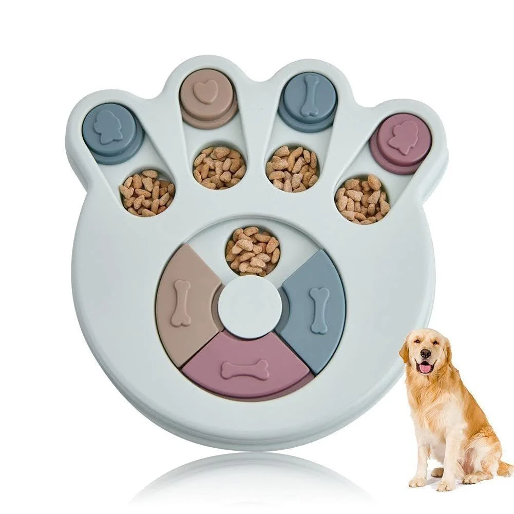 

Dog Puzzle Toys Slow Feeder Interactive Increase IQ Food Dispenser Non-Slip Slowly Eating Bowl Cat Dogs Food Games