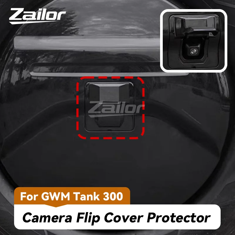 For GWM Great Wall Tank 300 Reversing Camera Flip Cover Protector Modification Electric Automatic Dust-proof Car Accessories