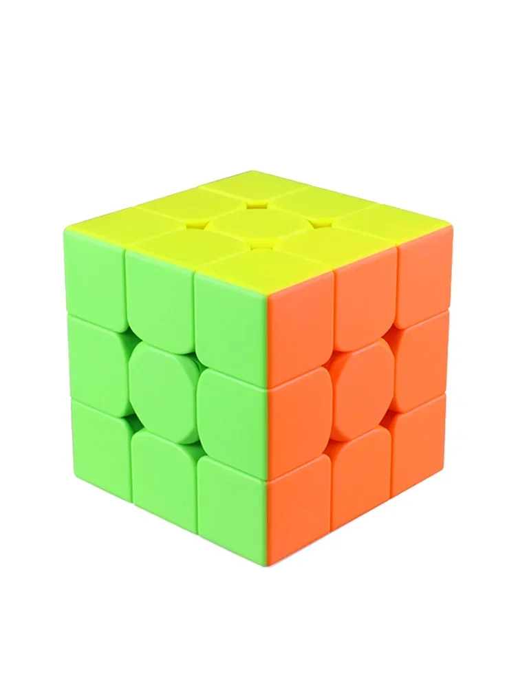 QiYi-cubo mágico QiMeng Plus 3x3x3 para niños, cubo grande de 9cm y 90mm de velocidad, rompecabezas sin pegatinas, cubos educativos, juguetes