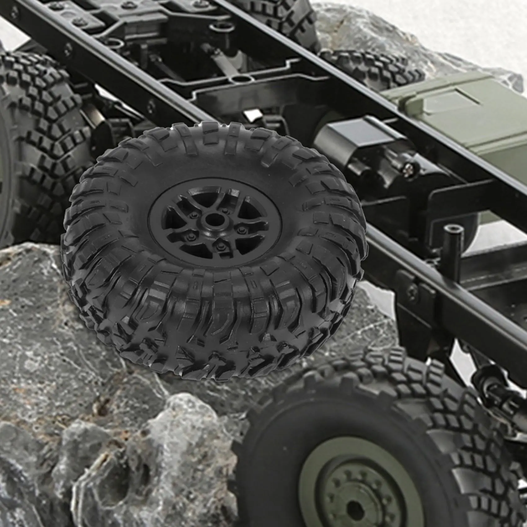 4 Pcs RC Car Tires Wheels Rims Set For MN D90 D91 RC Car Spare Parts Crawler Car Assembled Tyre For Truck Parts & Accessories-Y4