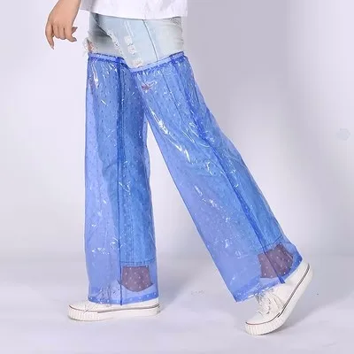 

Прозрачный ПВХ водонепроницаемый Porcha непромокаемый чехлы для ног Байкер Мотобайкер