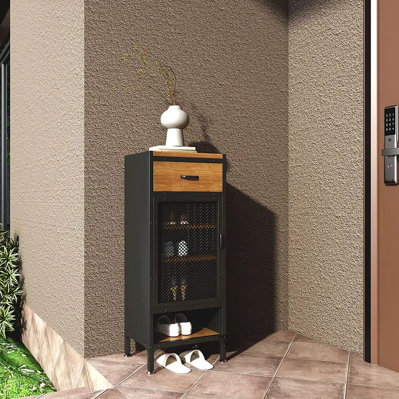 خزائن الأحذية السوداء للمدخل، أرفف حديثة لغرفة المعيشة، خزائن أحذية متنقلة للنوم، منظمات أثاث منزلي من Zapatera Organizador