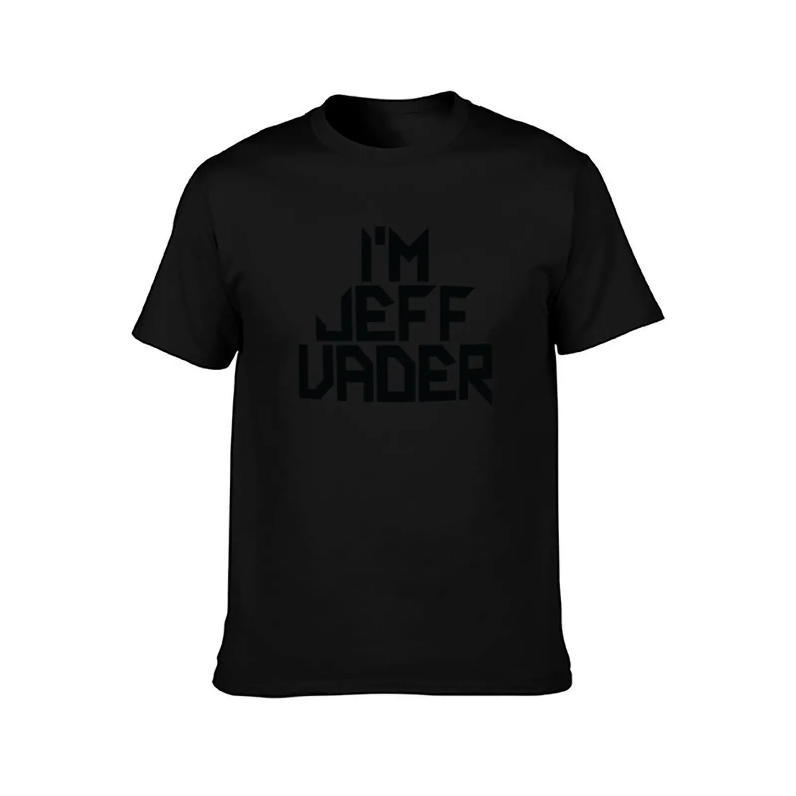 I'm Jeff Vader T-Shirt Summer Casual Cotton Tee Oversized Streetwear Tops Vintage Graphic Print Loose Fit Short Sleeve