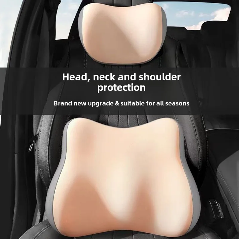 Memory Foam Car Neck Pillow Protective Lumbar Back Support Breathable Car Headrest Neck Cushion Pillow For Back Relieve Stress - Image 4