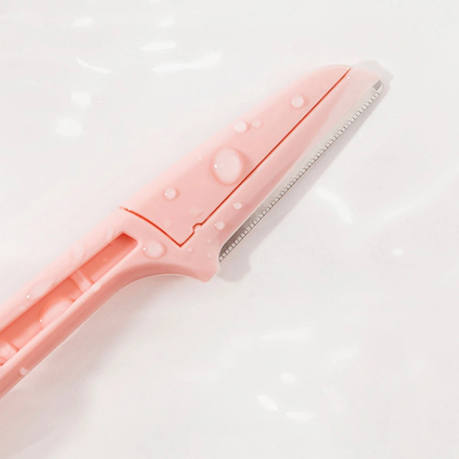 Tondeuse à sourcils pliante Portable de sécurité, indolore, pour le corps et le visage, couteau à gratter, adapté aux hommes et aux femmes, 3 pièces
