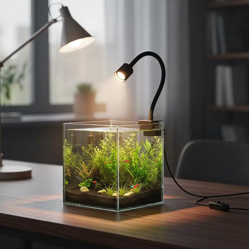 South American Aquarium LED Lamp 3W Low Heat Fish Tank Spotlight for Aquascape Decoration Use