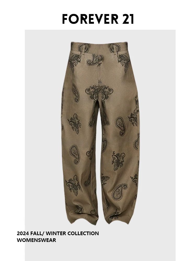 

Джинсы Forever 2 с высокой талией, прямым кроем, принтом «Ореховый цветок», вырезами и эффектом стройности, женские, больших размеров, из денима