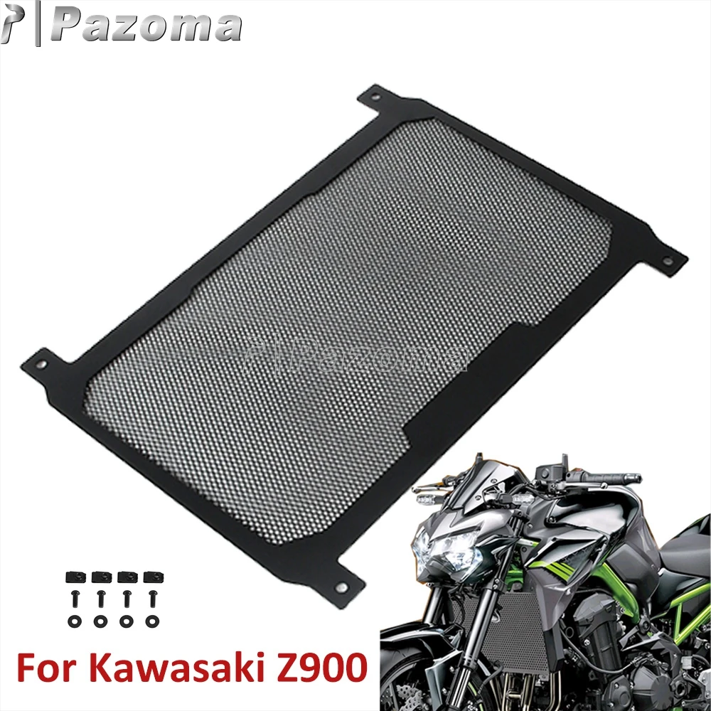 Motorcycle Engine Cooler Grill Protector For Kawasaki Z900 Z 900 Radiator Grill Cover Iron Front Radiator Tank Protective Guard