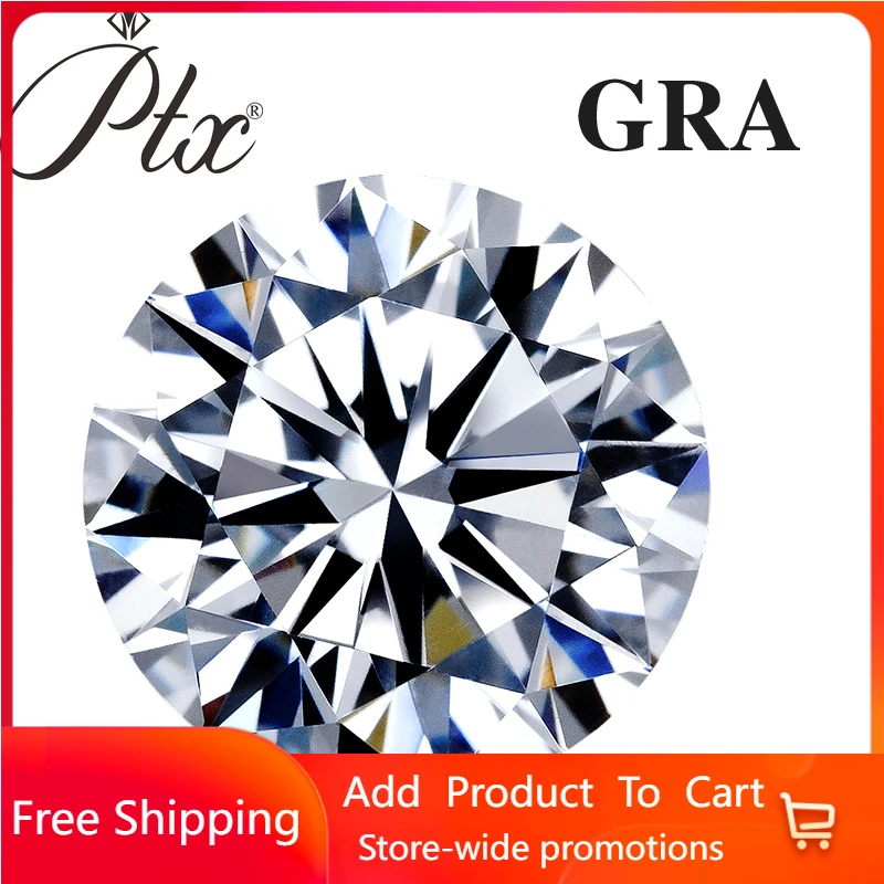 

Wholesale Full D Color 3.0-20.0MM 8Heart&8Arrow VVS1 Gemstones Lab Grown Diamond Moissanite Loose Stone with GRA Wholesale price