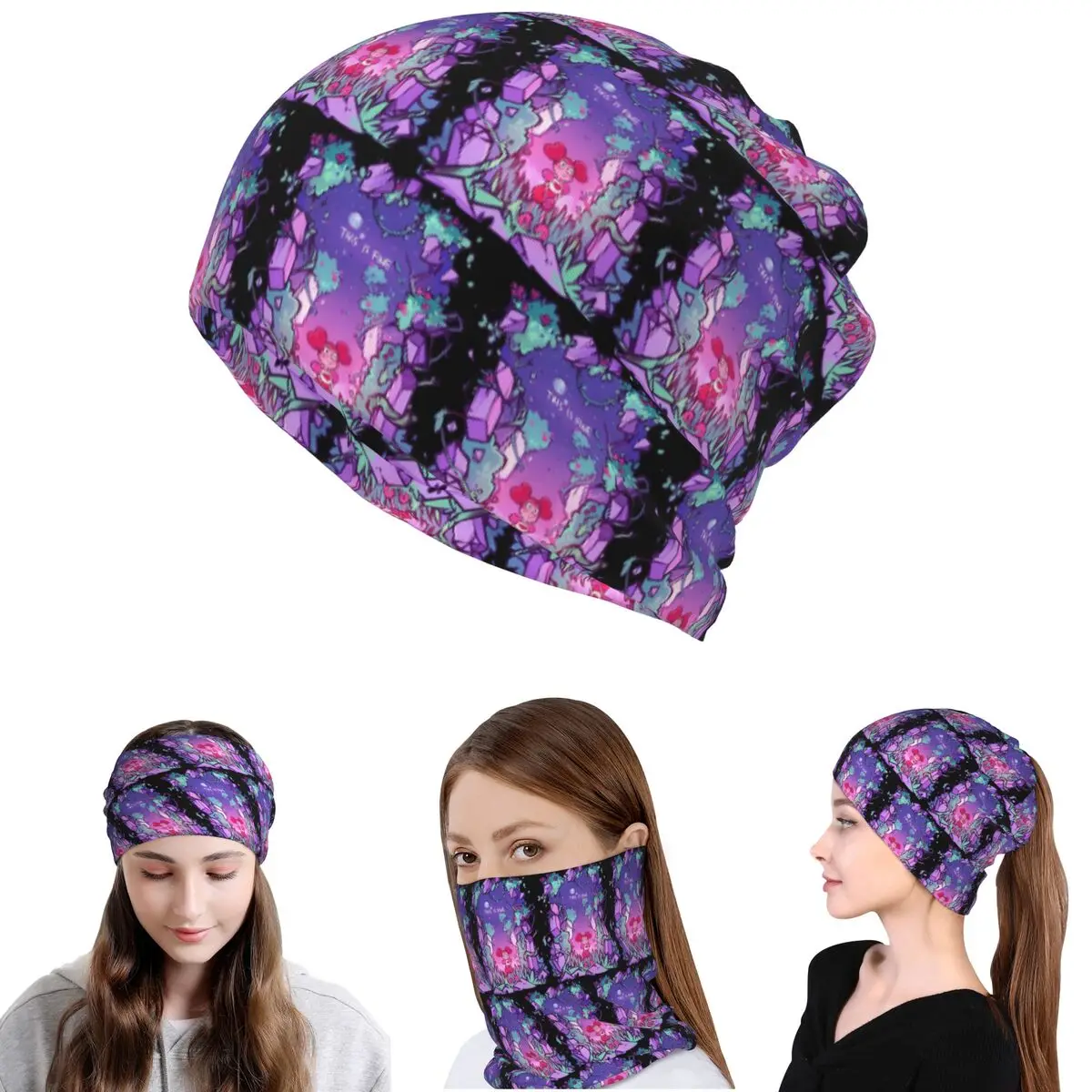 

This Is Fine Steven Universe Bandana Neck Gaiter Wrap Mask Scarf Multi-use Cycling Scarf Beanies Hat Unisex Adult All Season