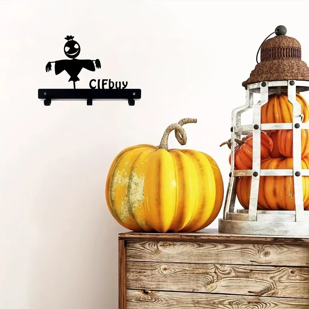 

1pc Halloween Decorative Peg - Horror Scarecrow for Clothes and Key Pegs. A Storage Unit for Halloween
