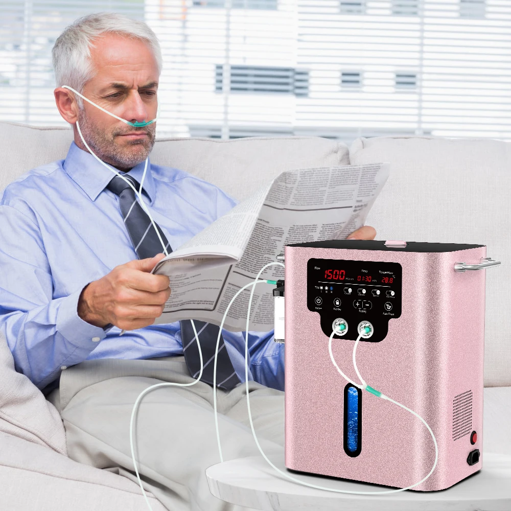 

Suyzeko 1500ML Oxygen&Hydrogen Generator Device Hydrogen Inhalation Machine Low Noise Pure H2 Inhaler Water Ionizer 2024 Gifts