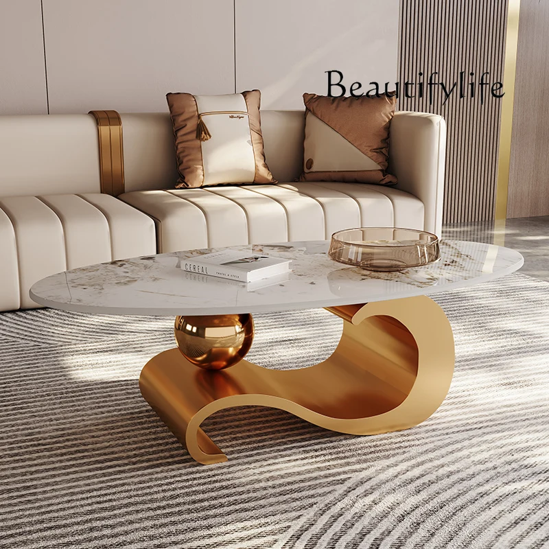 

R Luxury Living Room Coffee Tables Base Book Nordic Marble Coffee Table Dressing Auxiliary Designer Mesa De Centro De Sala Table