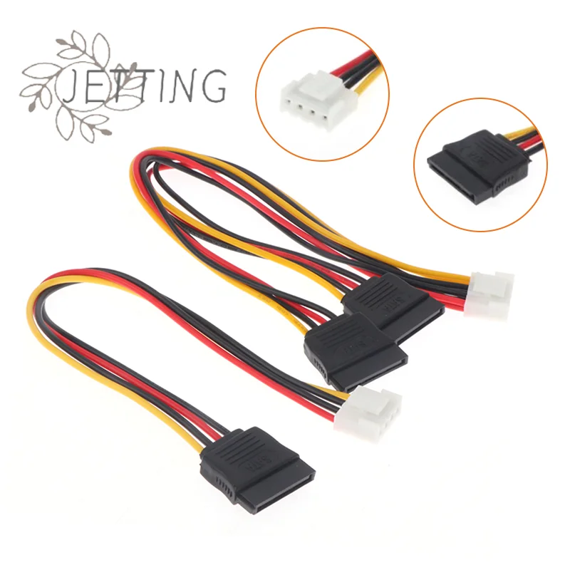 حار 4Pin إلى SATA كابل الطاقة ل Hikvision داهوا Mini VCR IP كاميرا CCTV القرص الصلب الطاقة واحد إلى واحد/واحد إلى اثنين VH3.96