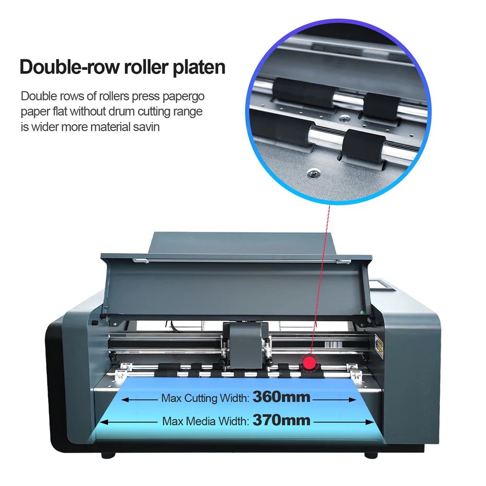 

2025 Dual-Head Automated Digital A3+ Sheet Lel Die Cutting Embossing Machine Servo Motor for Paper Materials