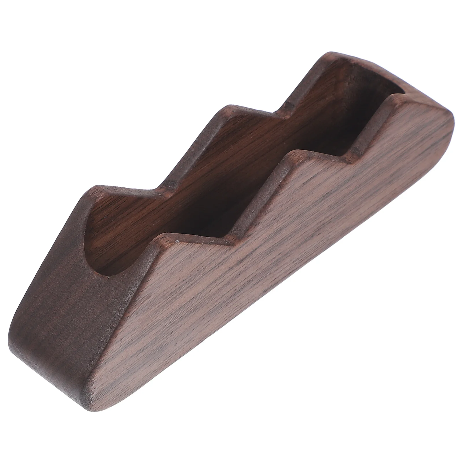 حامل بطاقات العمل الخشبية، منظم سطح المكتب، حامل بطاقة اسم المكتب، سعة كبيرة، عرض بطاقة العمل اللامعة #5