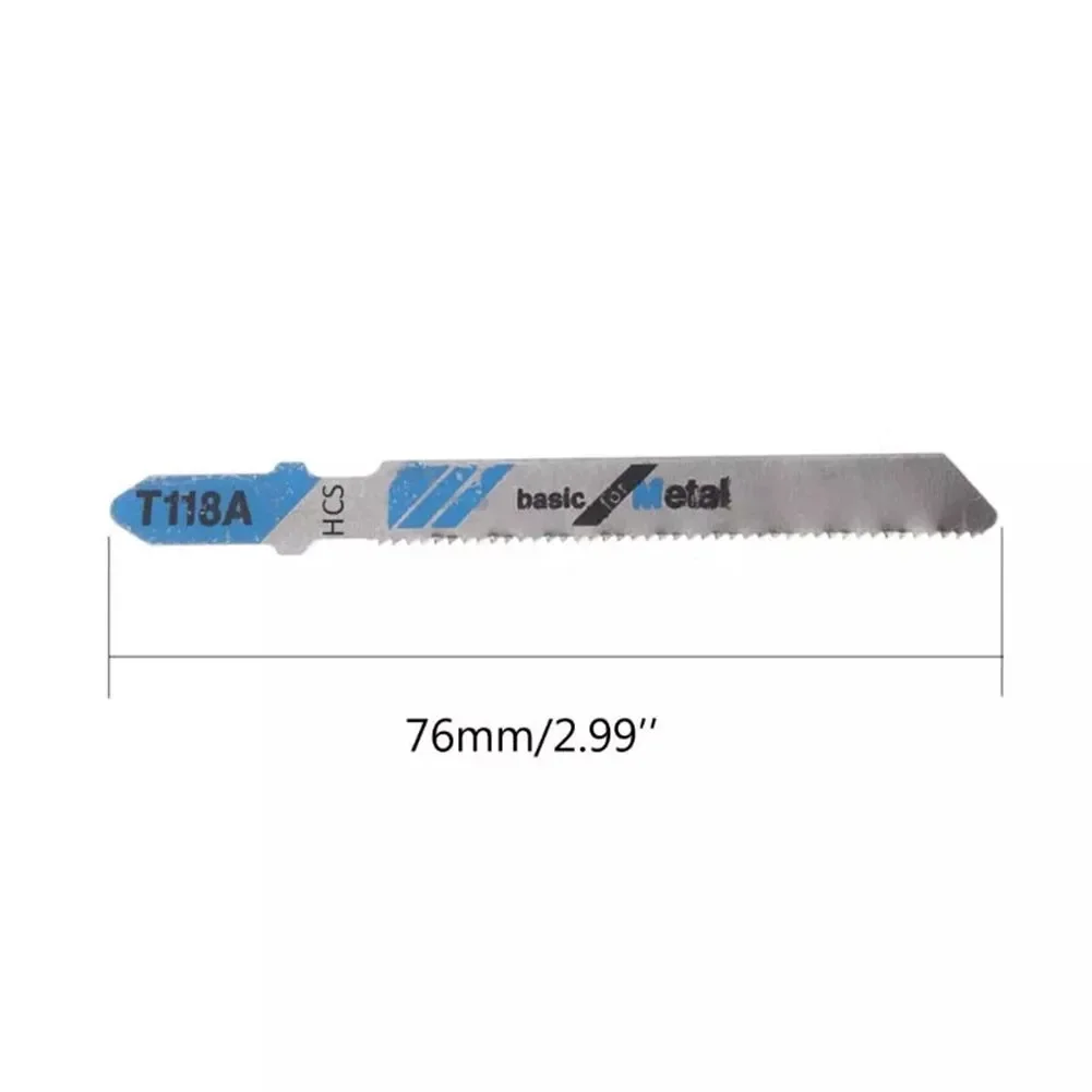 Scie sauteuse T118A HCS, 5 pièces/ensemble, pour couper le bois, le PVC, le plastique, le métal fin, nouveau