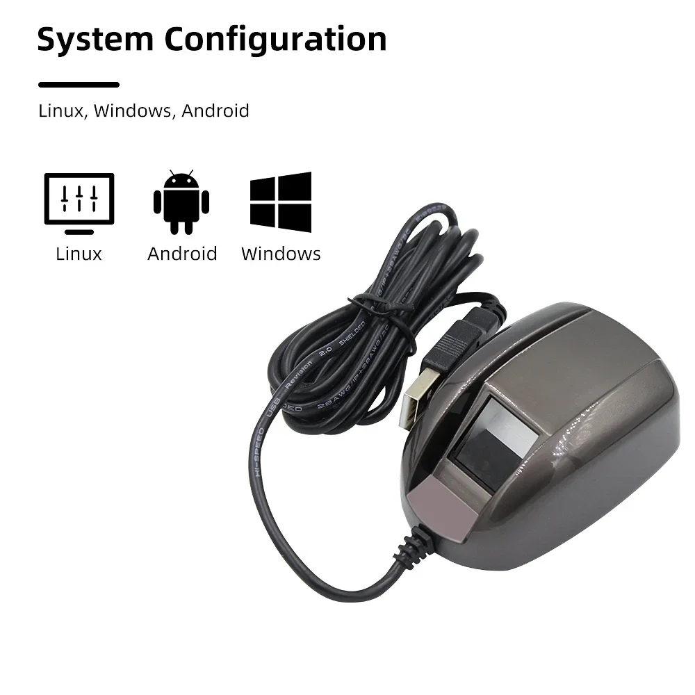 USB Fingerprint Reader Scanner Reliable Biometric Access Control Attendance System Fingerprint Sensor For Android windows linux