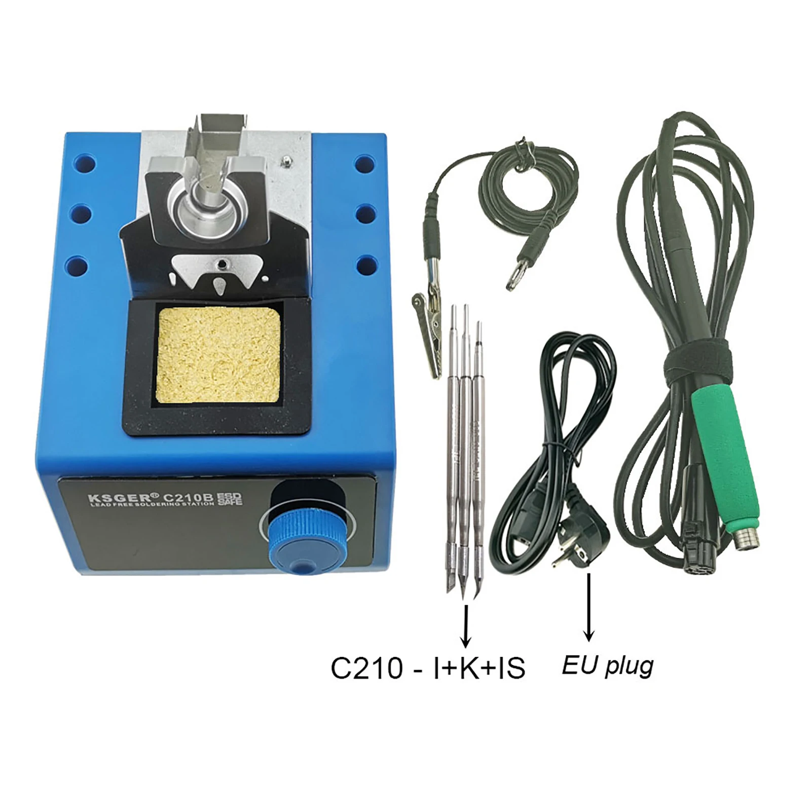 

85W Soldering Station Set Ultra-fast Heating Sleep Function Set Temperature Soldering Station with Soldering Iron Tip EU 220V